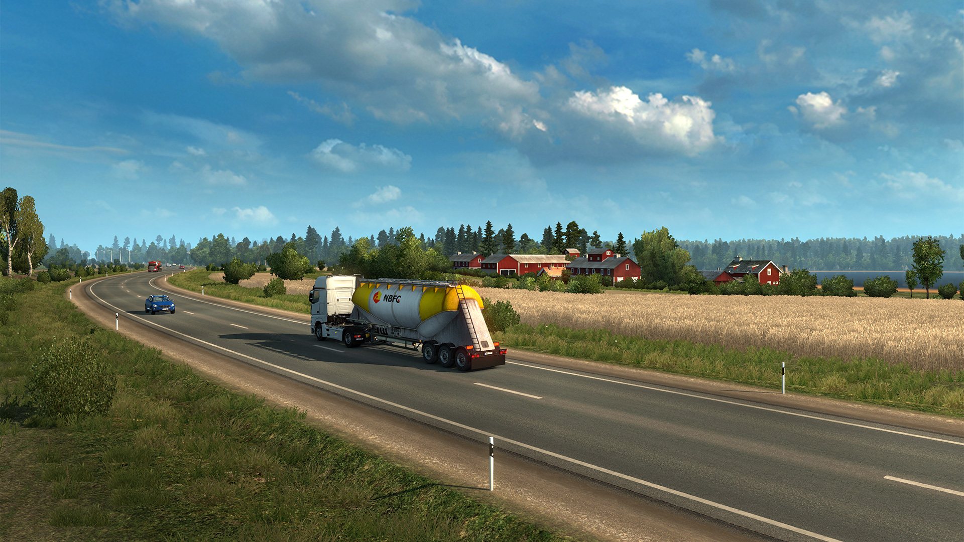 Euro Truck Simulator 2 - Beyond the Baltic Sea DLC EU PC Steam CD Key screenshot 10