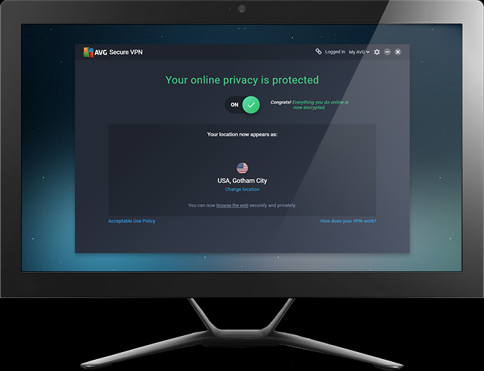 AVG Secure VPN Key (1 Year / 10 Devices) screenshot 4