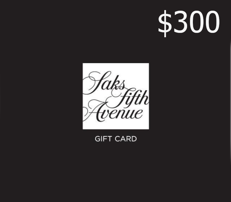 Saks Fifth Avenue $300 Gift Card US