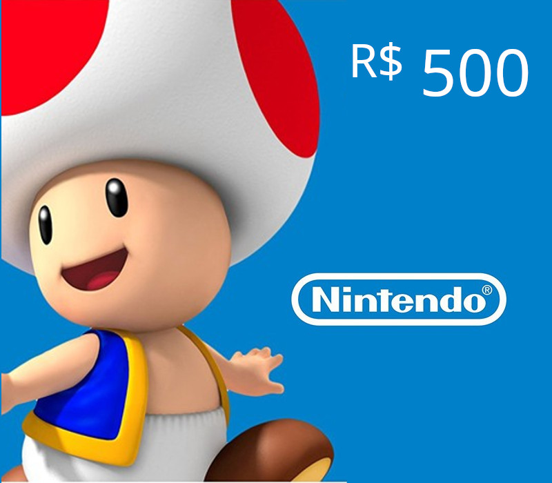 Nintendo eShop Prepaid Card R$500 BR Key