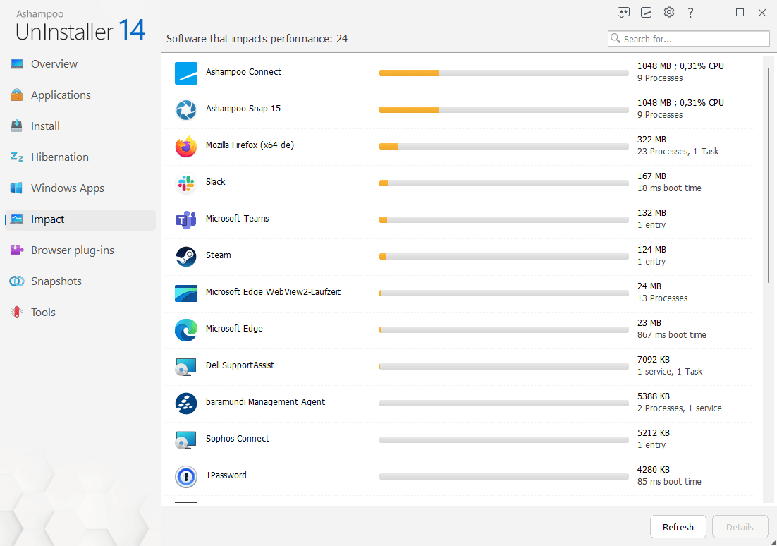Ashampoo UnInstaller 14 Activation Key (3 PCs) screenshot 5