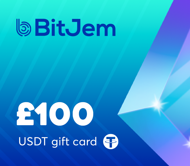 BitJem Crypto Gift Card (USDT) £100
