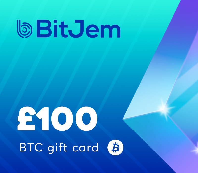 BitJem Crypto Gift Card (BTC) £100