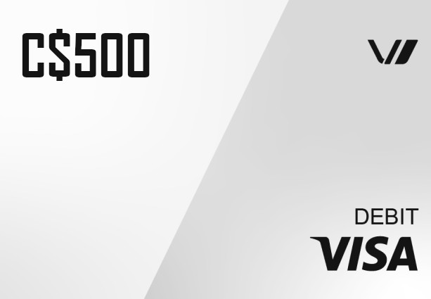 Virtual Visa CAD 500 Gift Card CA screenshot 1