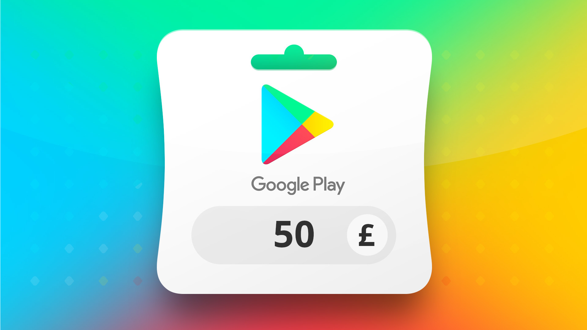 Google Play GBP 50 Gift Card UK screenshot 1