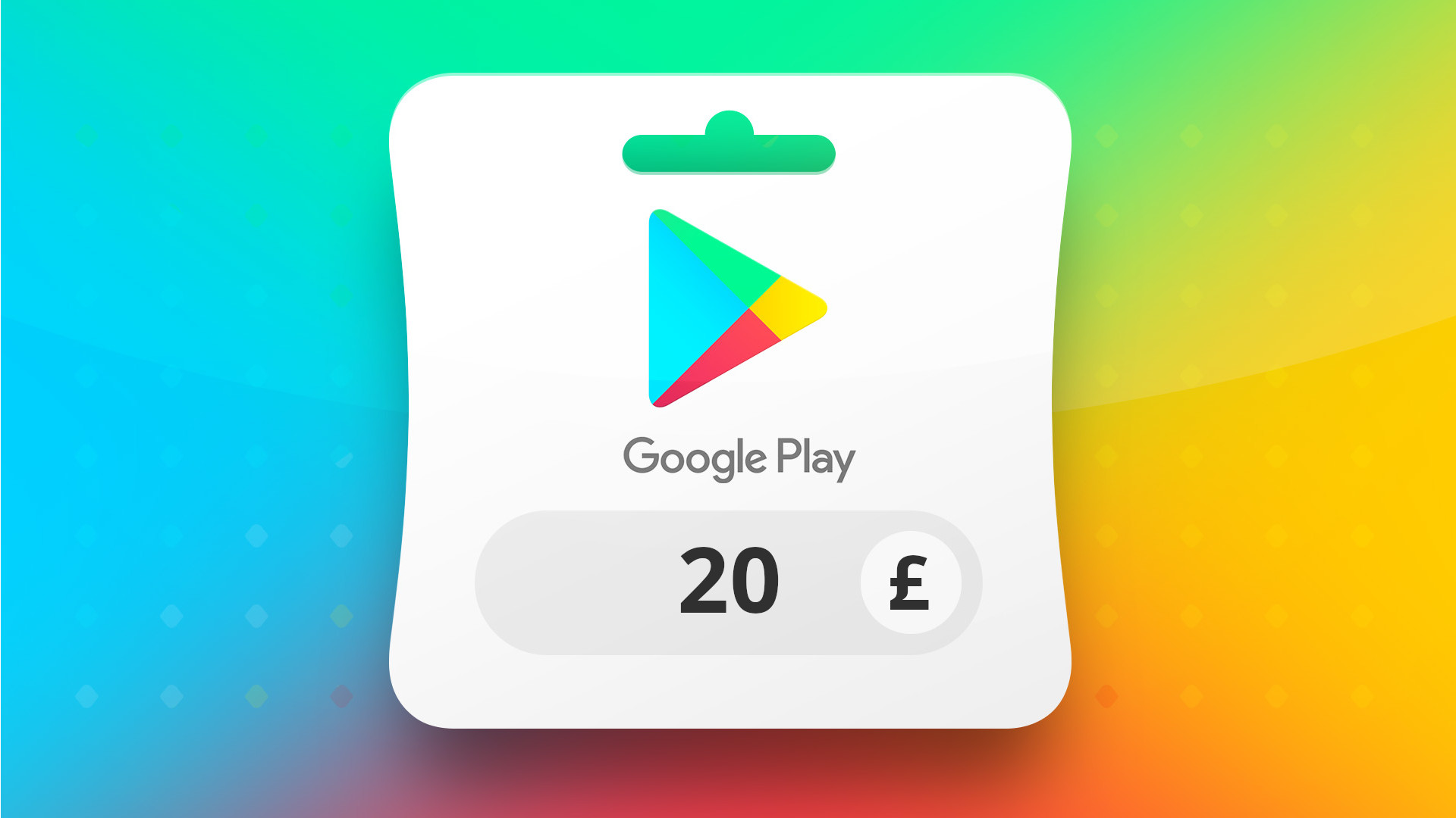 Google Play GBP 20 Gift Card UK screenshot 1