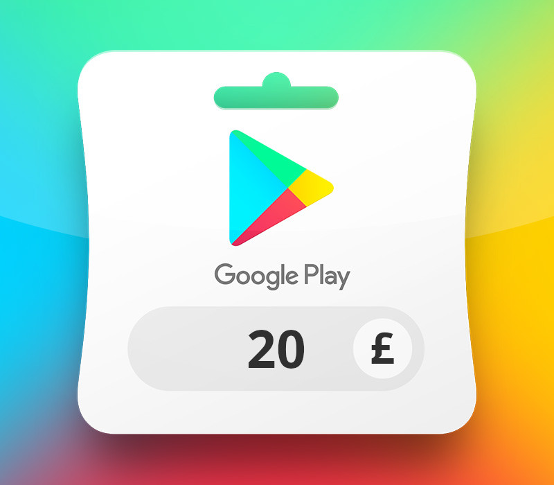 Google Play GBP 20 Gift Card UK