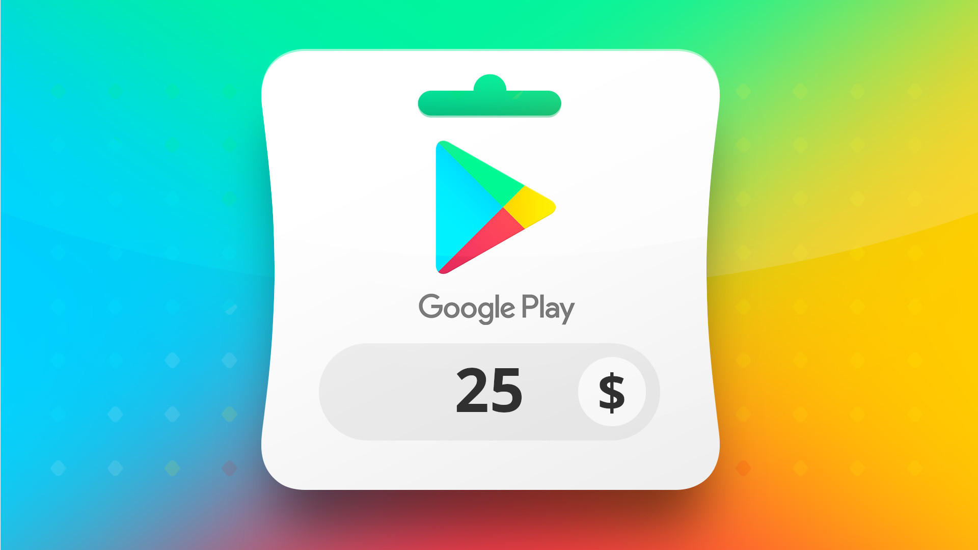 Google Play USD 25 Gift Card US screenshot 1