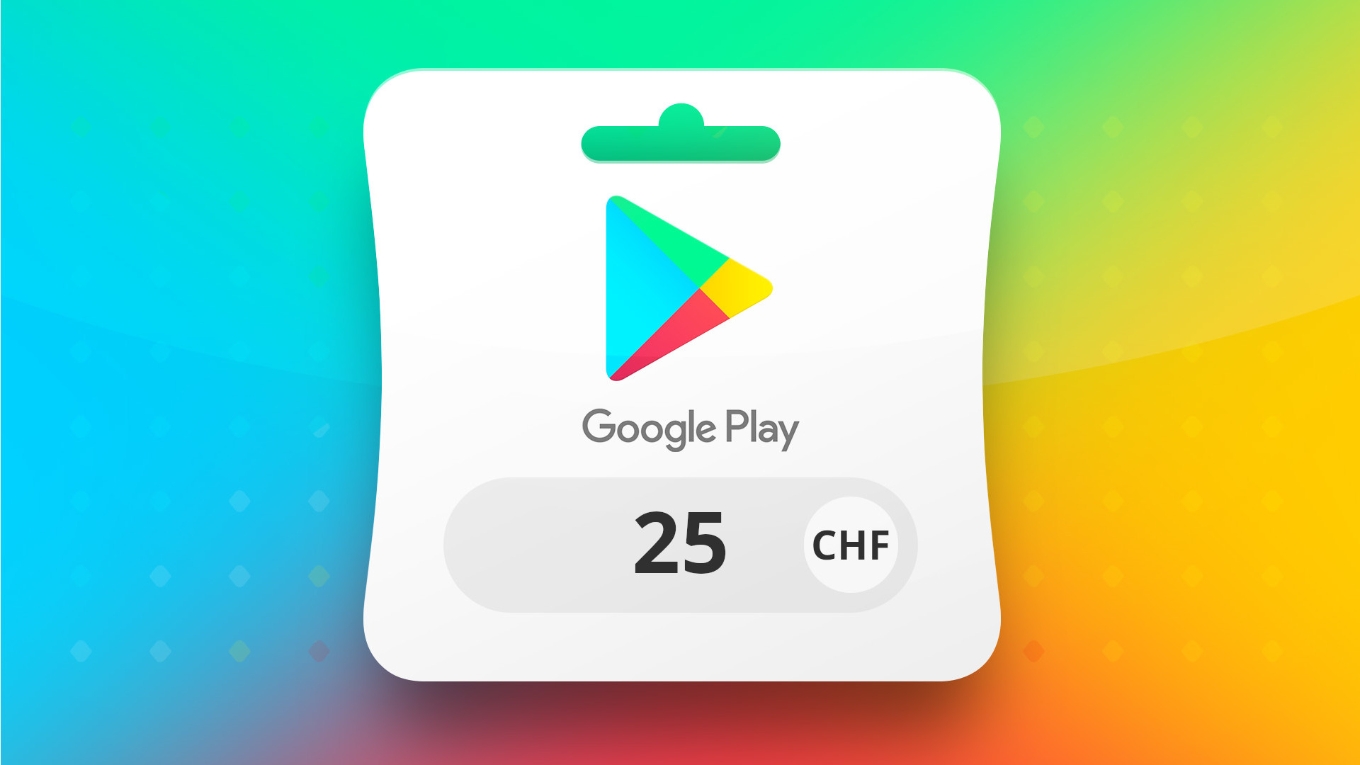 Google Play CHF 25 Gift Card CH screenshot 1