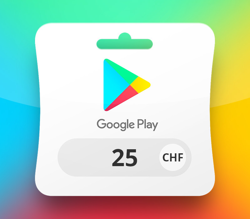 Google Play CHF 25 Gift Card CH