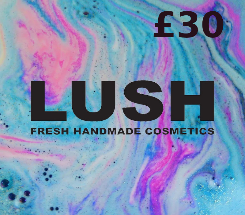 Lush GBP 30 Gift Card UK