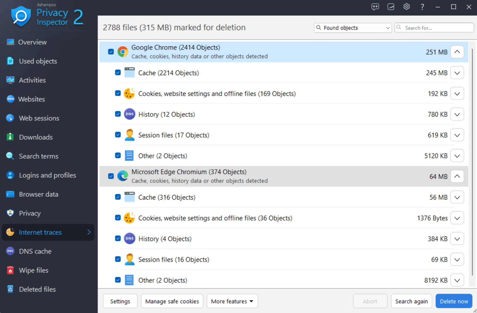 Ashampoo Privacy Inspector 2 Activation Key screenshot 3