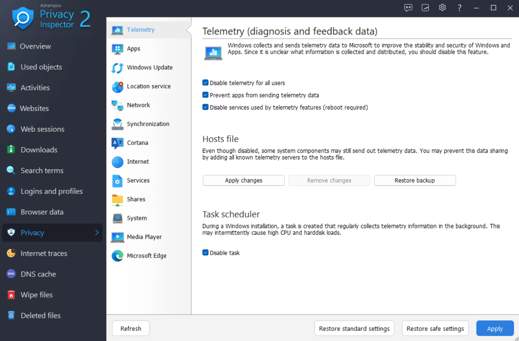 Ashampoo Privacy Inspector 2 Activation Key screenshot 4