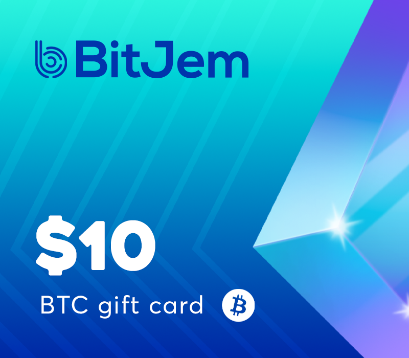 BitJem Crypto Gift Card (BTC) $10