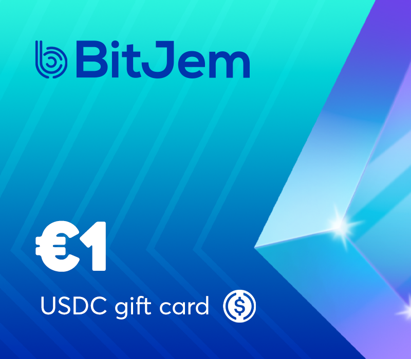 BitJem Crypto Gift Card (USDC) €1