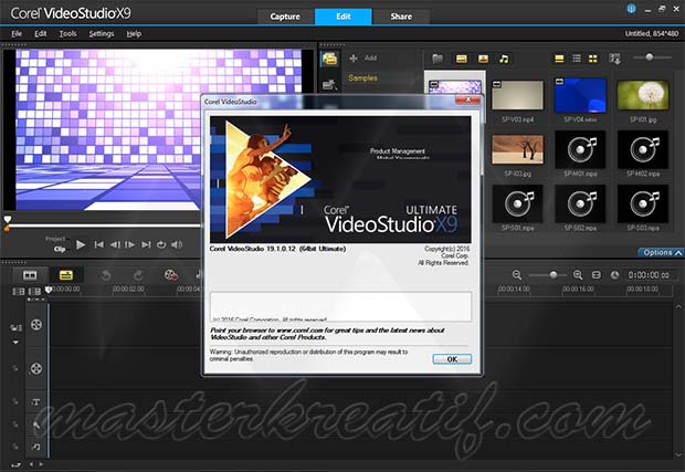 Corel VideoStudio Pro X9 CD Key (10 PCs) screenshot 3