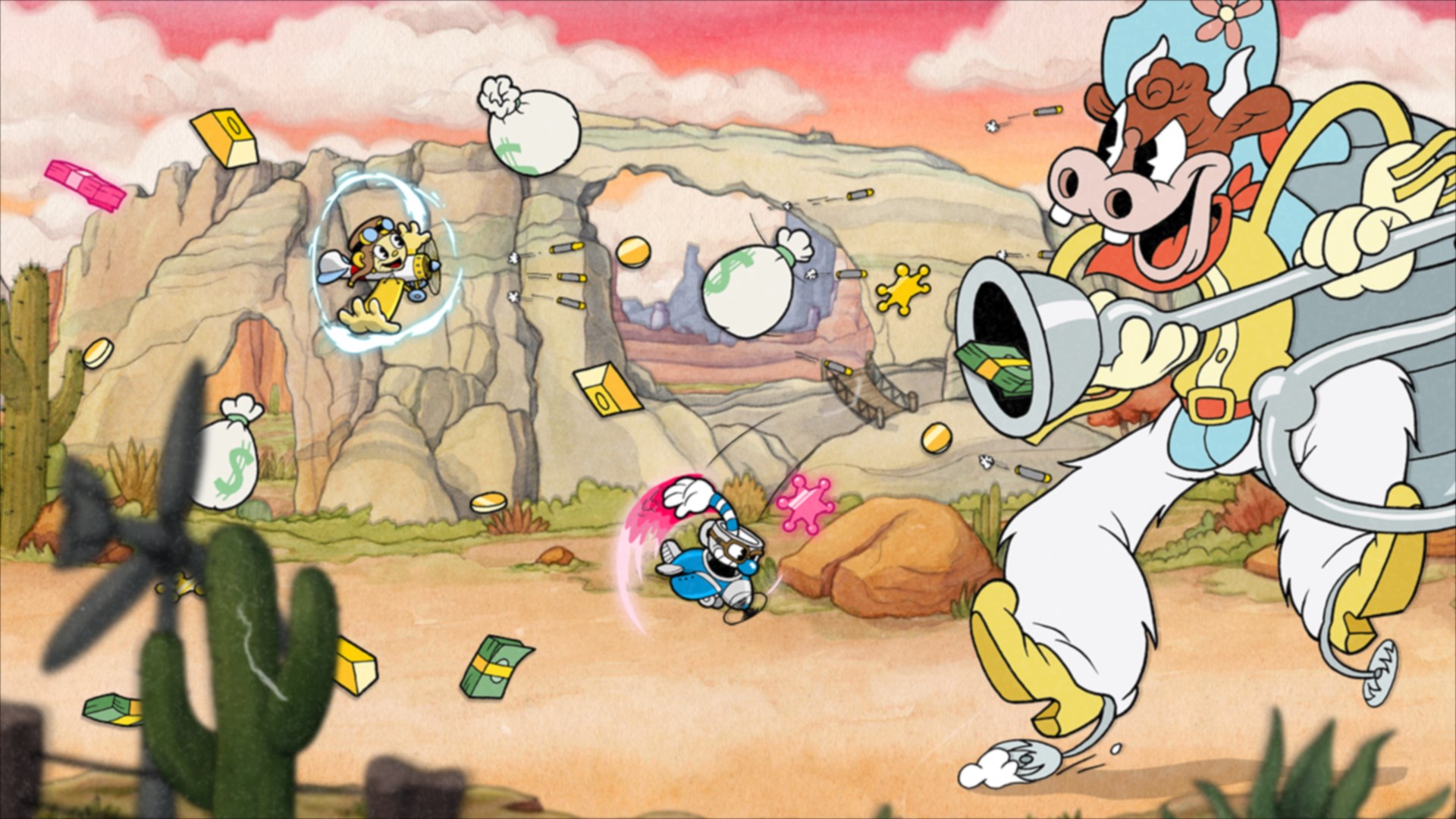 Cuphead - The Delicious Last Course DLC EU XBOX One / Xbox Series X|S CD Key screenshot 1