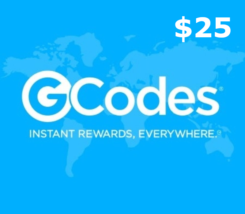 GCodes® Global Hotel & Travel $25 Gift Card US