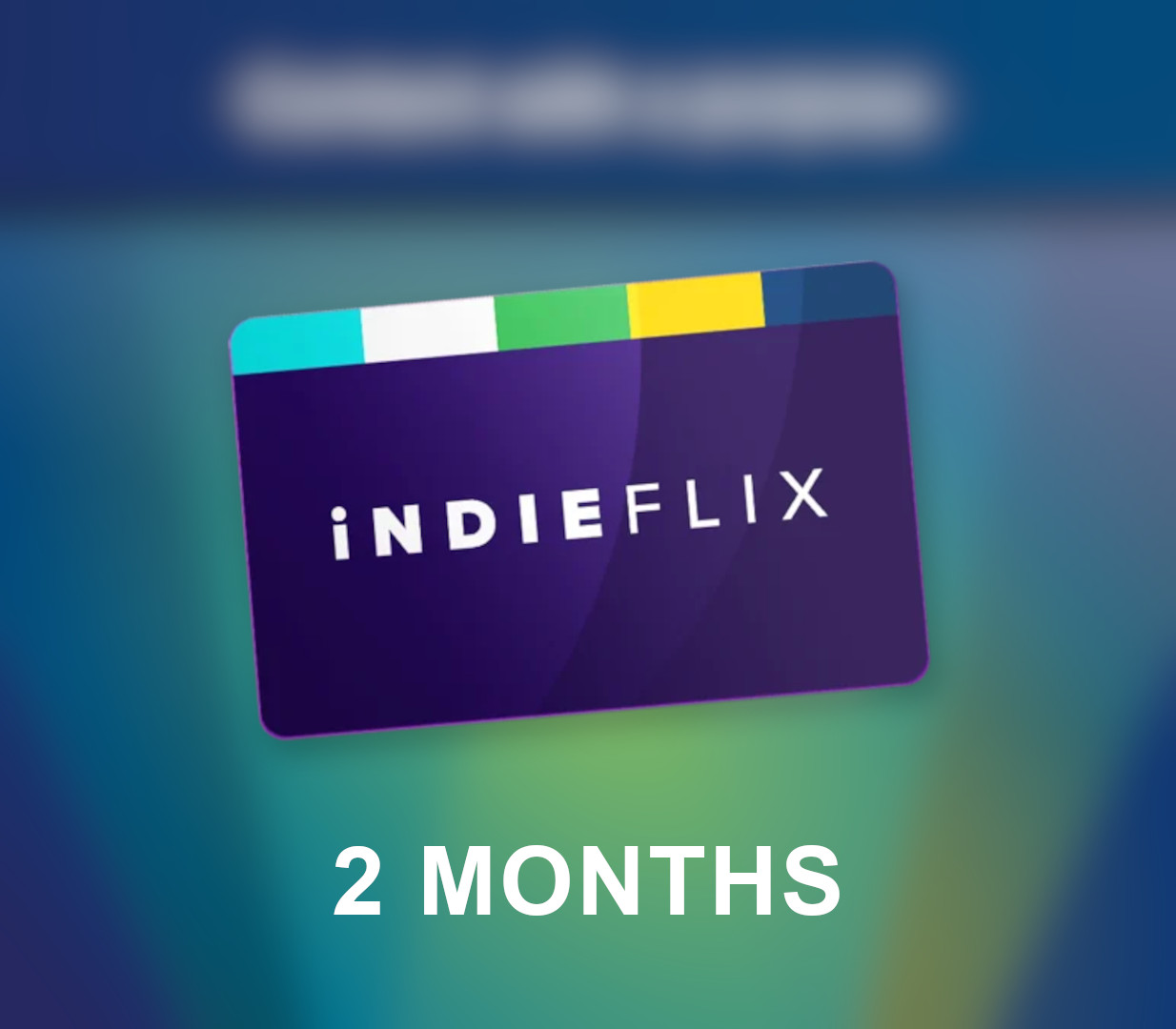 IndieFlix 2 Months Subscription Gift Card US (ONLY FOR NEW ACCOUNTS)