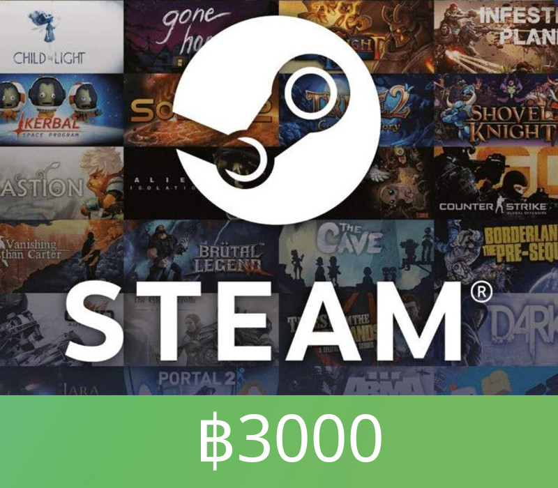 Steam Gift Card ฿3000 TH Activation Code