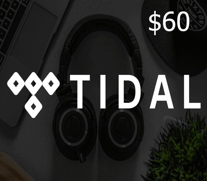 TIDAL $60 Gift Card US