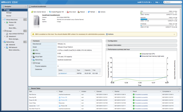 VMware vSphere Hypervisor (ESXi) 6.7 CD Key screenshot 1