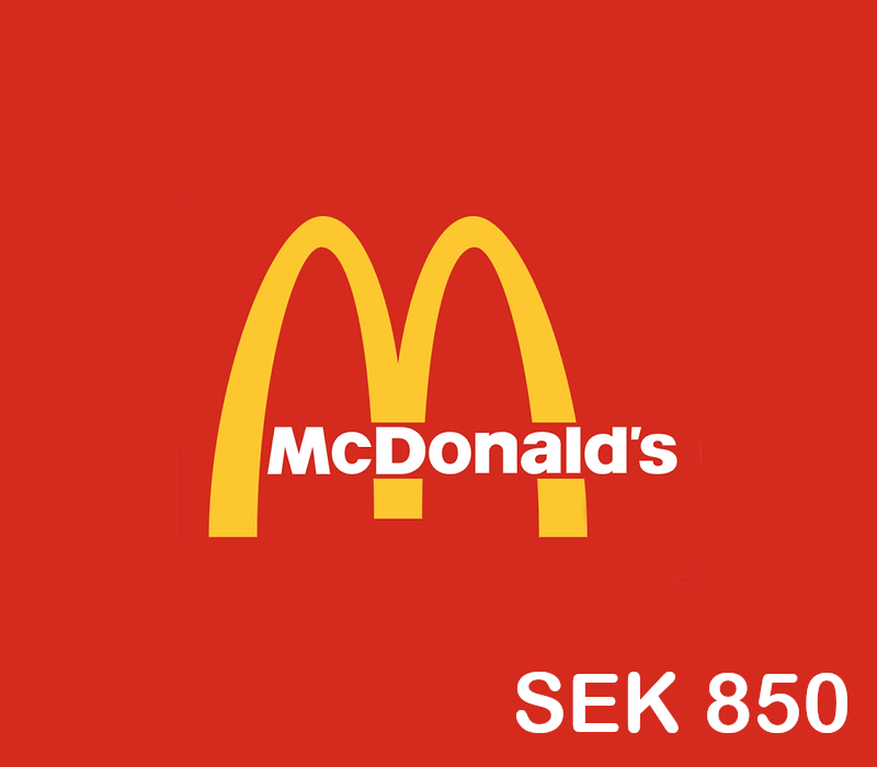 Mcdonalds SEK 850 Gift Card SE