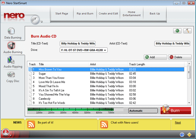 Nero 8 Ultra Edition Key (5 PCs) screenshot 1