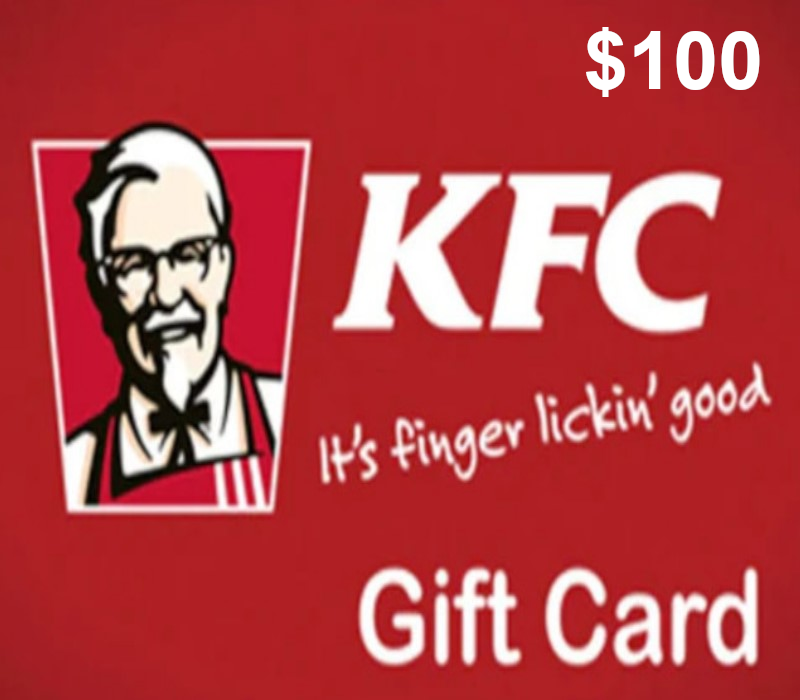 KFC $100 Gift Card US
