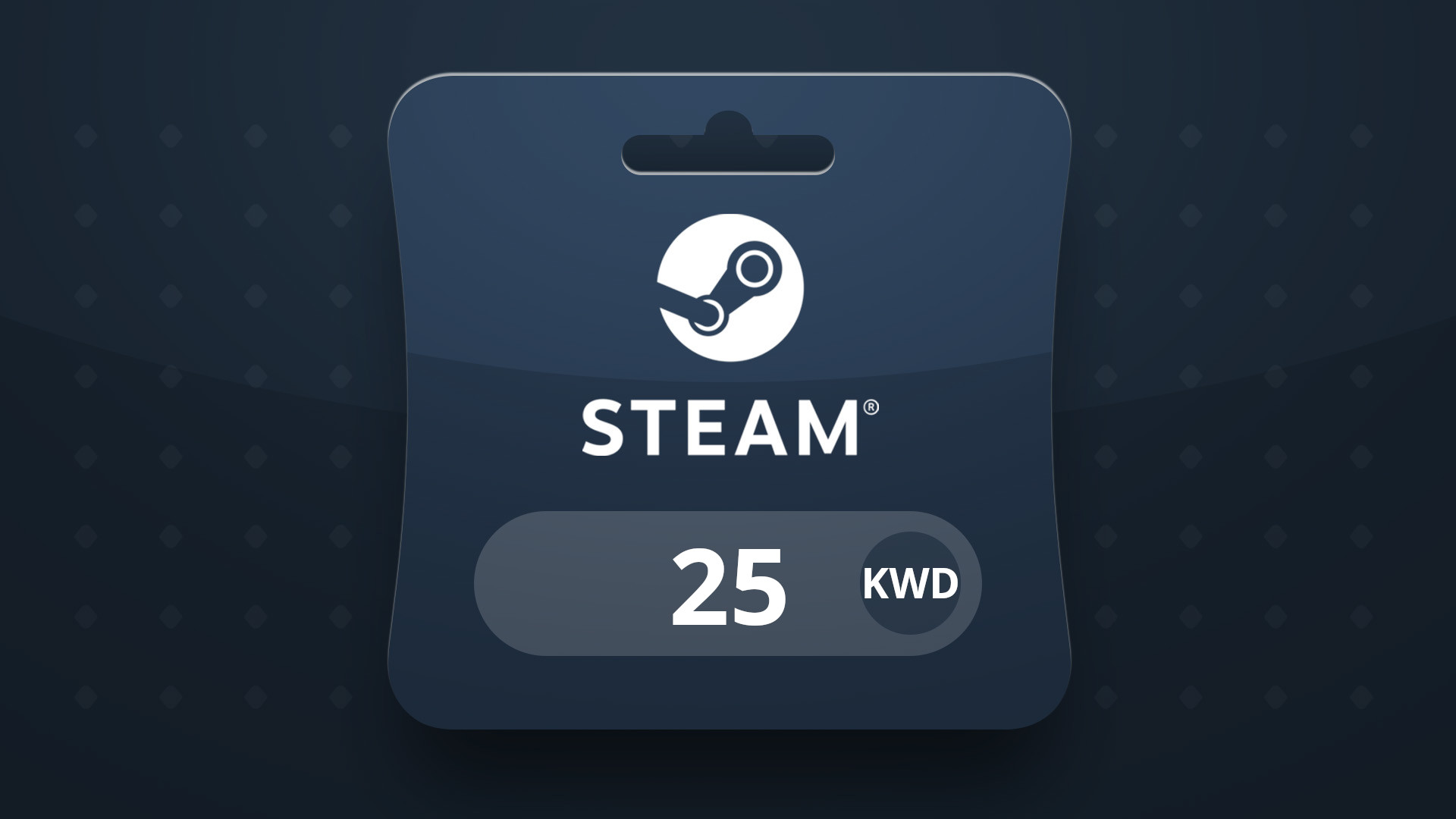 Steam Wallet KWD 25 Gift Card KW screenshot 1