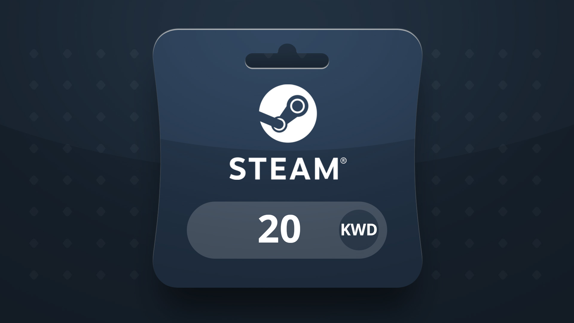 Steam Wallet KWD 20 Gift Card KW screenshot 1