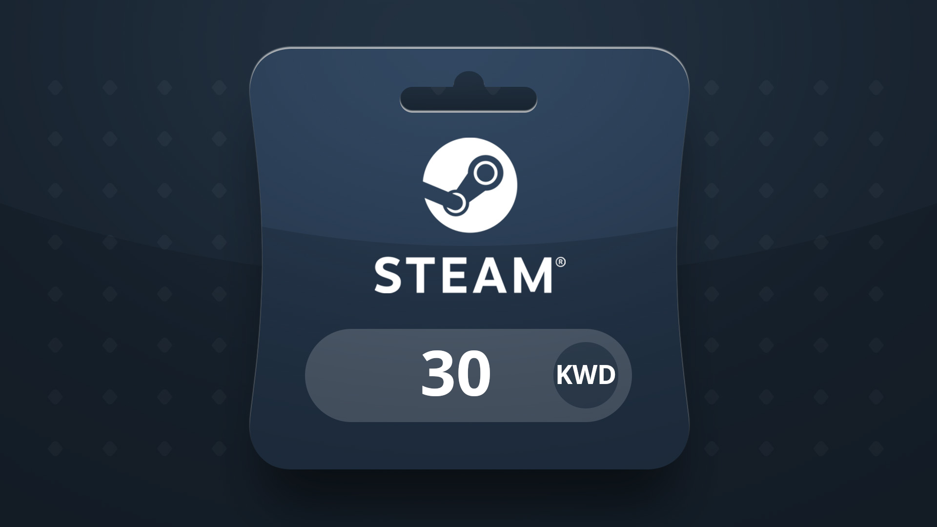Steam Wallet KWD 30 Gift Card KW screenshot 1