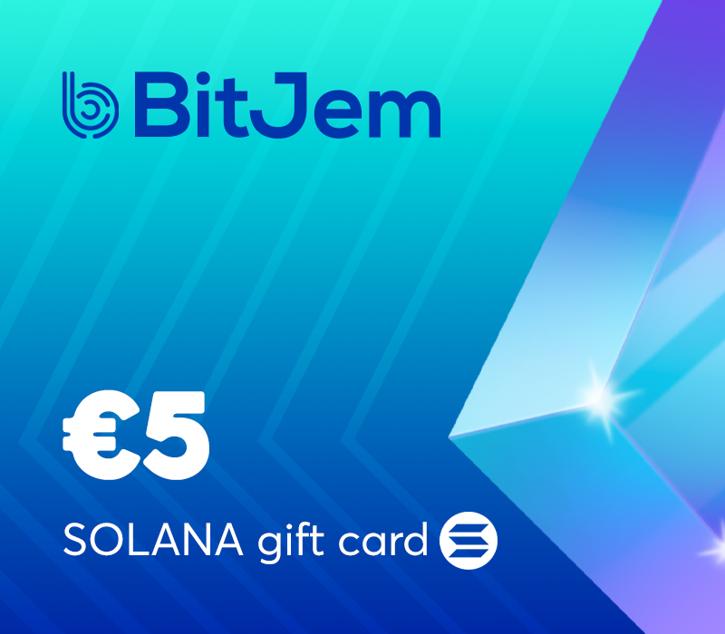 BitJem Crypto Gift Card (Solana) €5