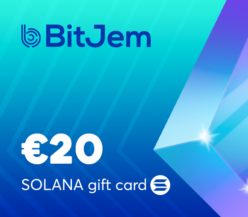 BitJem Crypto Gift Card (Solana) €20