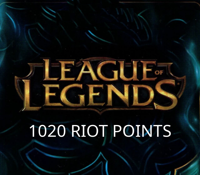 League of Legends 1020 RP Prepaid Card BR