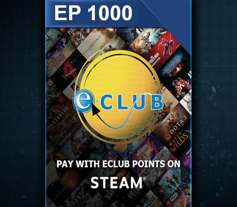 Steam 1000 Eclub Points SG