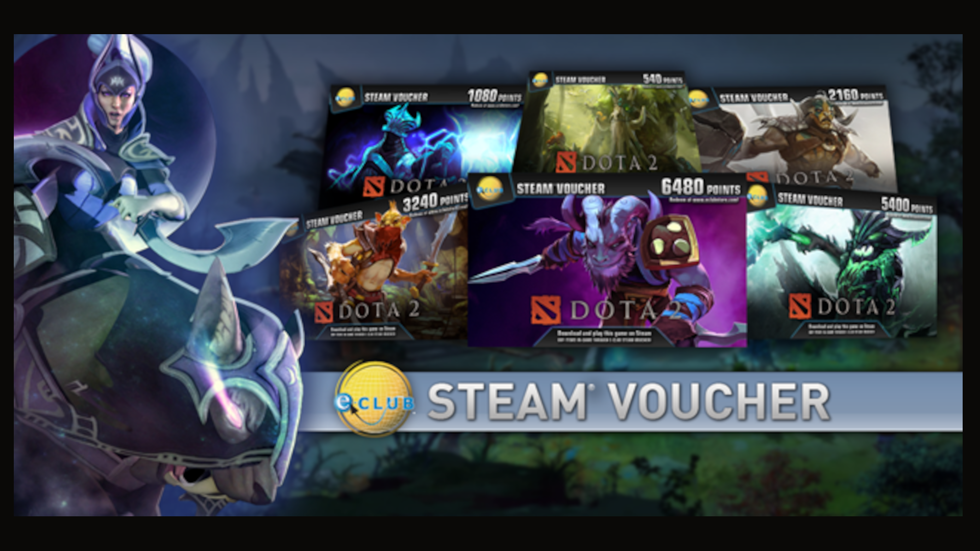 Steam 1000 Eclub Points SG screenshot 1