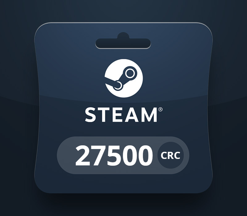 Steam Wallet CRC 27 500 Gift Card HR