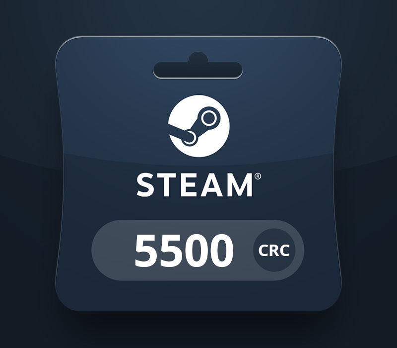 Steam Wallet CRC 5500 Gift Card HR