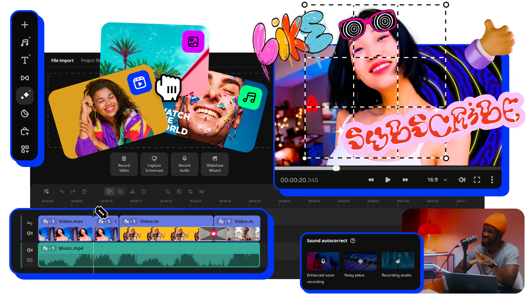 Movavi Video Editor 2026 Key (1 Device) screenshot 1