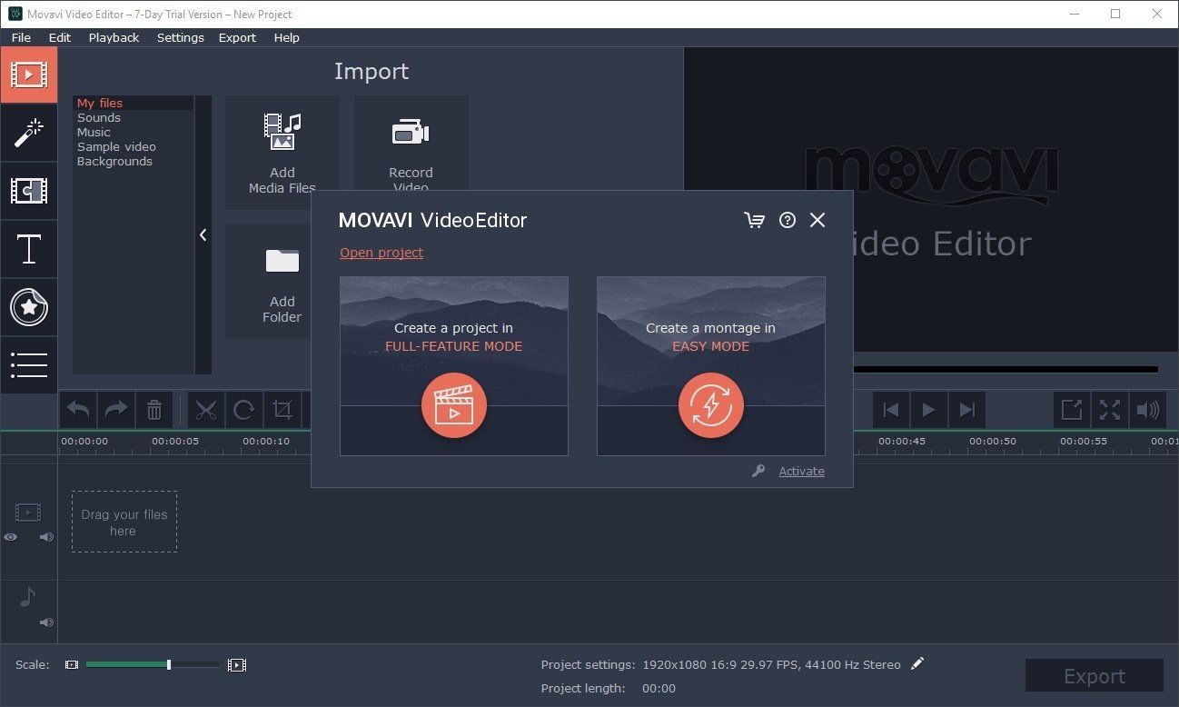 Movavi Video Editor 2026 Key (1 Device) screenshot 2