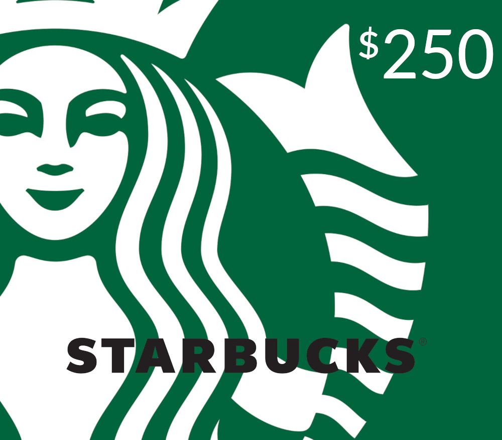 Starbucks USD 250 Gift Card US