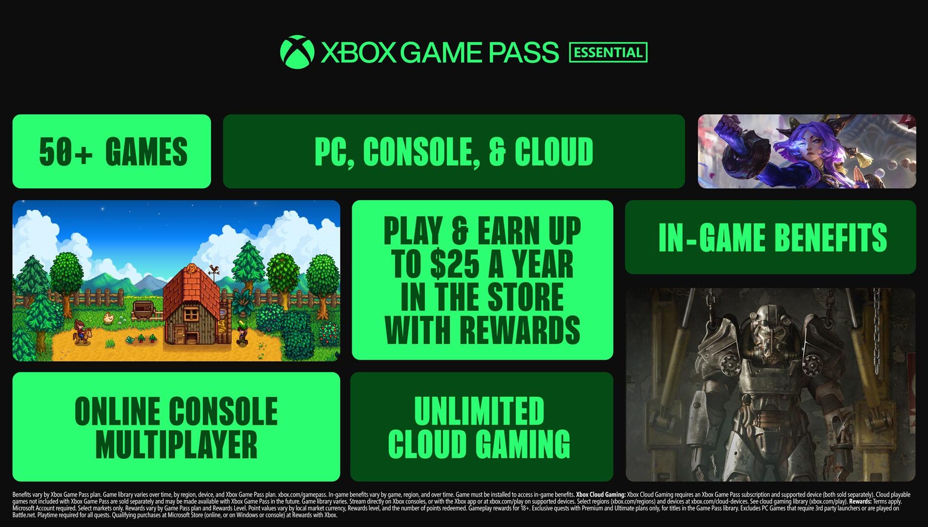 XBOX Game Pass Essential - 1 Month Subscription Card EU (without PL/HU/CZ/GR) screenshot 3