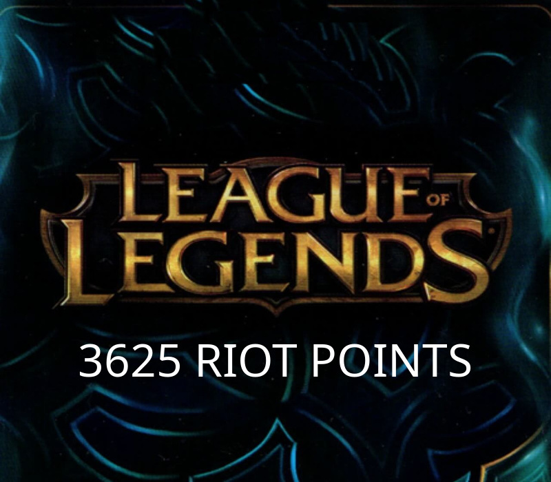 League of Legends 3625 RP Prepaid Card TR