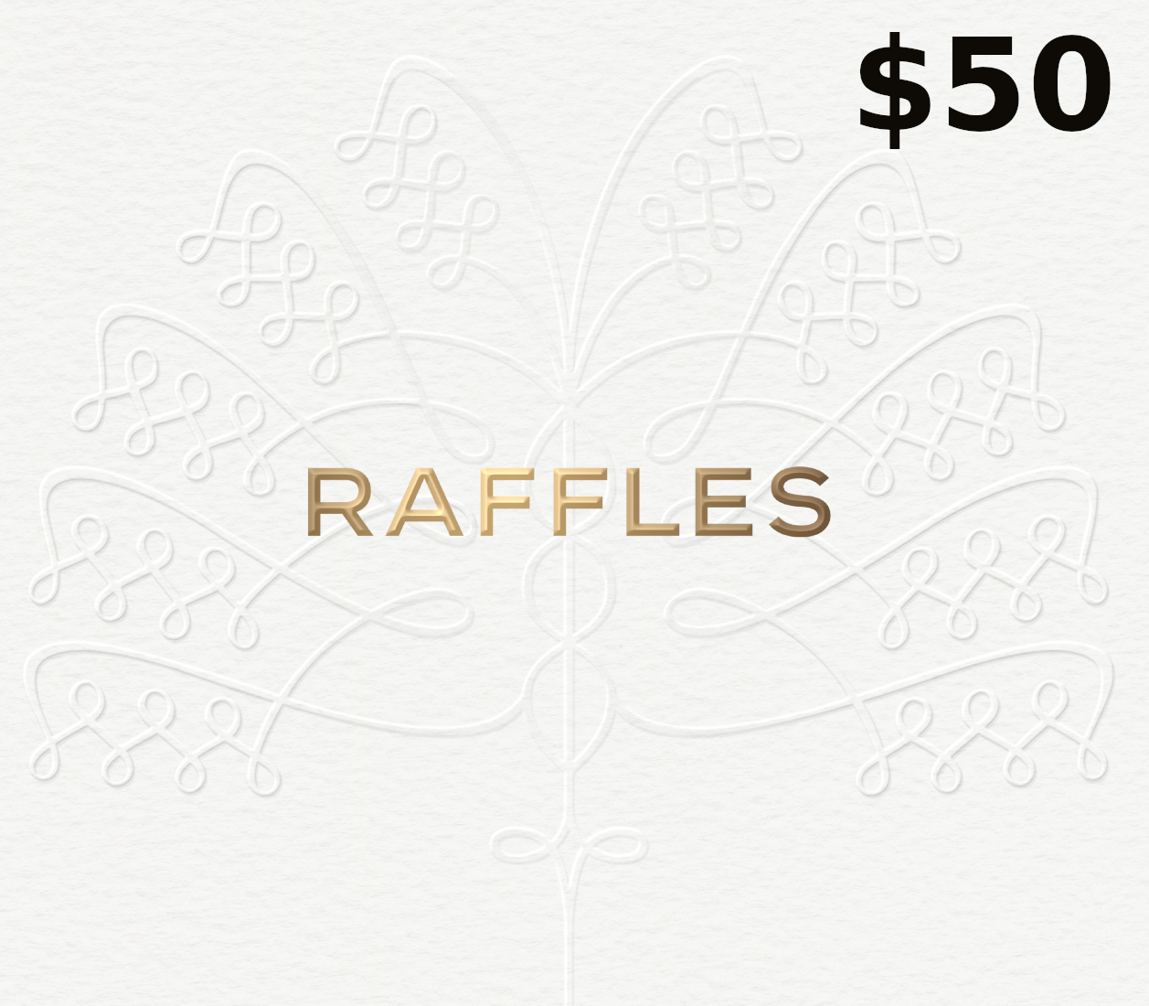 Raffles Hotels & Resorts USD 50 Gift Card US
