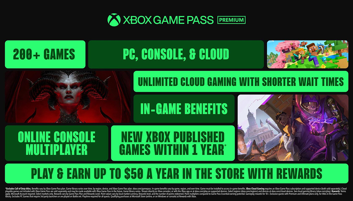 XBOX Game Pass Premium - 1 Month Subscription Card NZ screenshot 3