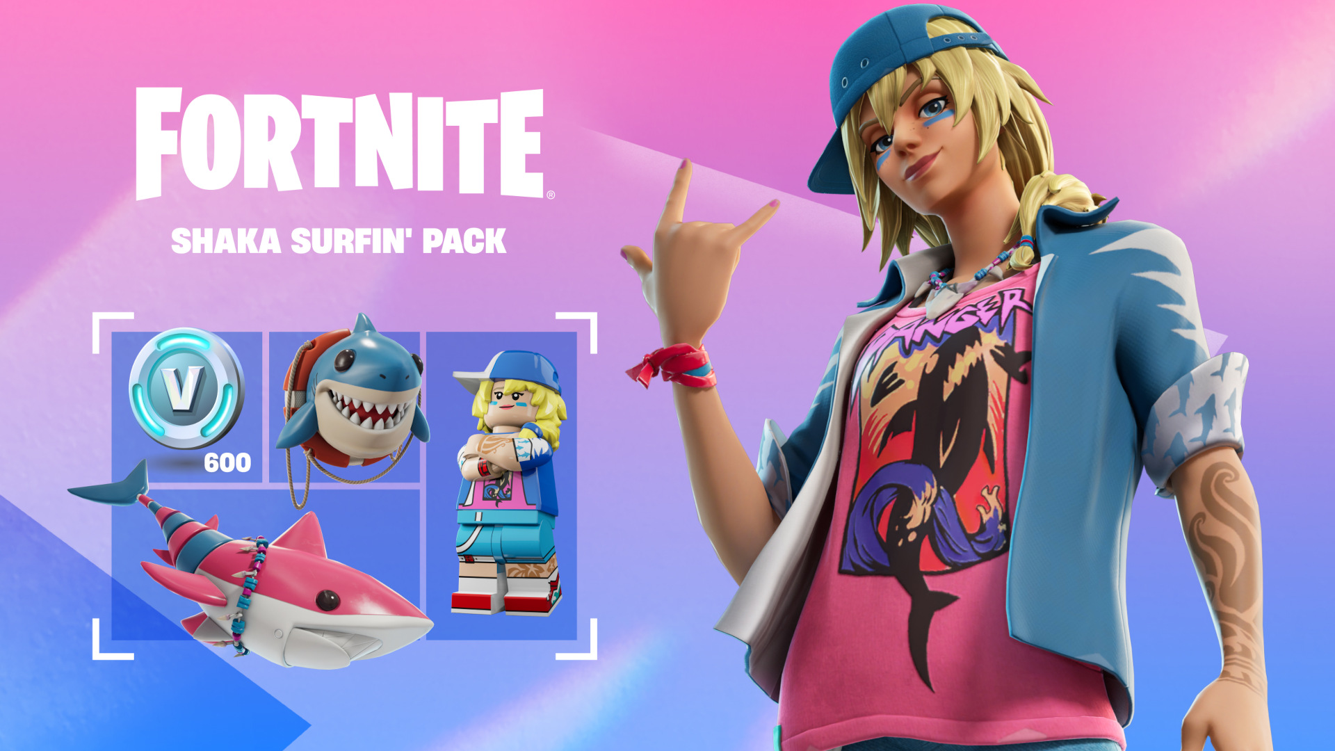Fortnite - Shaka Surfin' Pack DLC ZA XBOX One / Xbox Series X|S CD Key screenshot 1