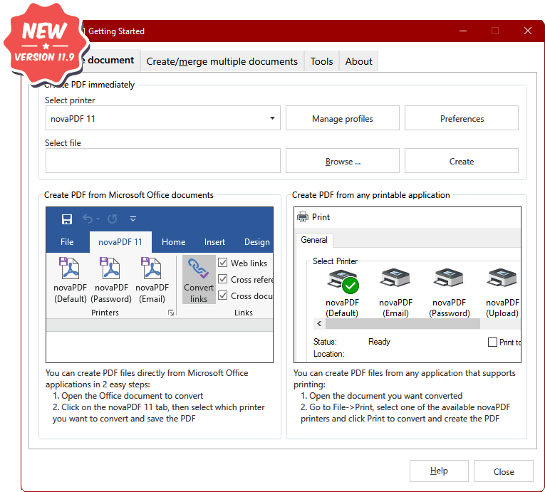 novaPDF Lite 11 Key screenshot 1