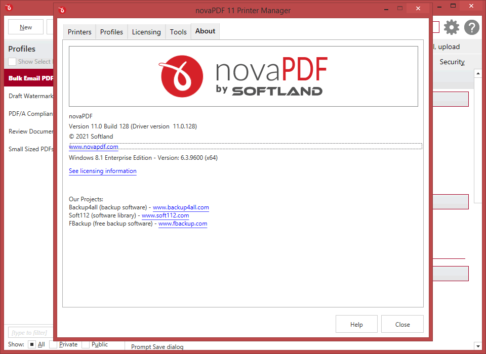 novaPDF Lite 11 Key screenshot 2