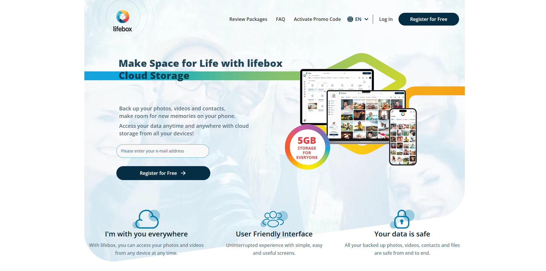 Lifebox 50 GB 12 Months Gift Card TR screenshot 1